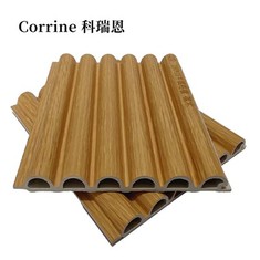 Clip-On/Click-Lock Semi-Circular WPC Wall Pane